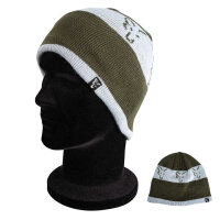 Fox Chunk Beanie Green / Silver Mtze